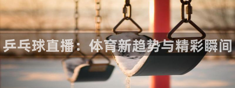 袋鼠直播体育.新网页.org：乒乓球直播：体育新趋势与精彩瞬间