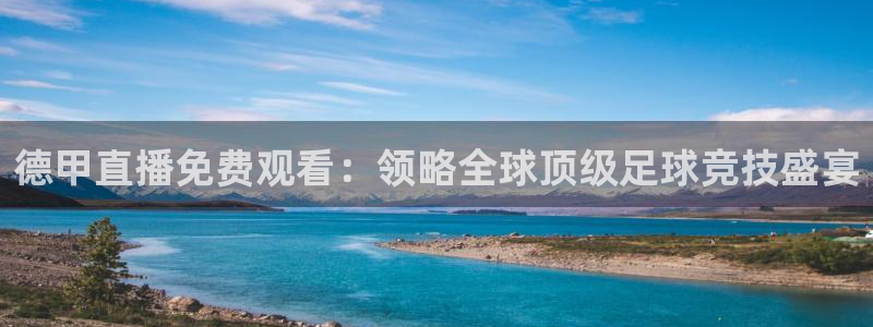 袋鼠体育直播app：德甲直播免费观看：领略全球顶级足球竞技盛宴